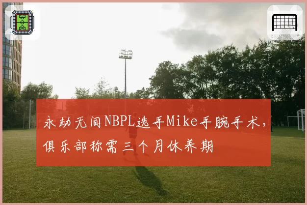 永劫无间NBPL选手Mike手腕手术,俱乐部称需三个月休养期